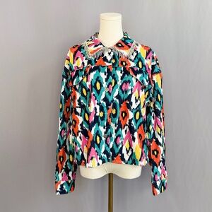 Savanna Jane Multicolor Patterned Jacket